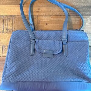 Vera Bradley Quilted Blue Tote Bag